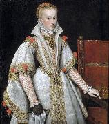 unknow artist, A court portrait of Queen Ana de Austria